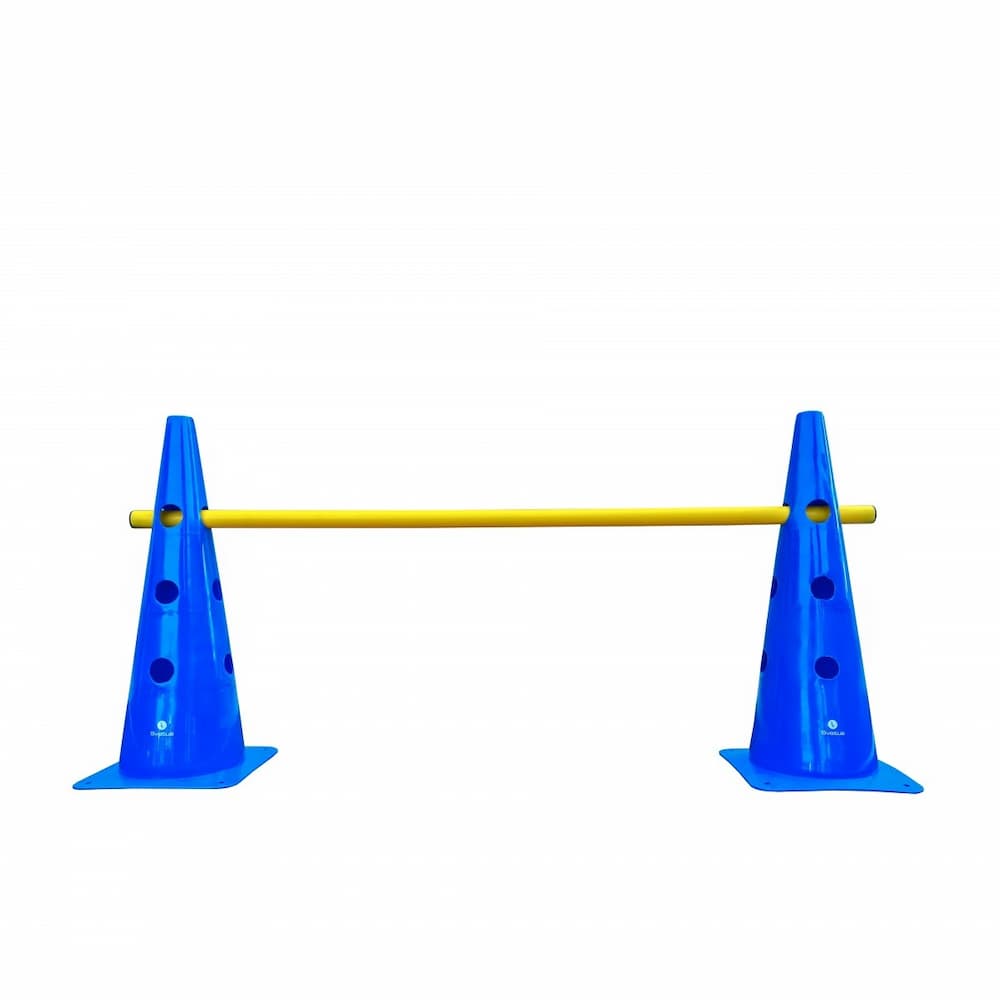 Set 2 cônes multifonction + Barre SVELTUS - FitnessBoutique