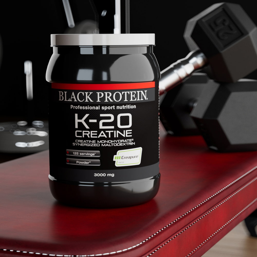 K20 Créatine Creapure ® BLACK-PROTEIN - FitnessBoutique
