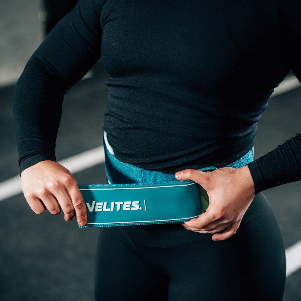 Ceinture Haltérophilie Bleue Taille M